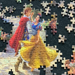 Puzzleboard mit halb fertigem Puzzle mit 1000 Teilen - perfekt um den Flow wieder zu finden